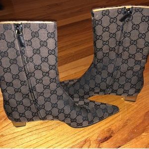 Gucci mid calf boots